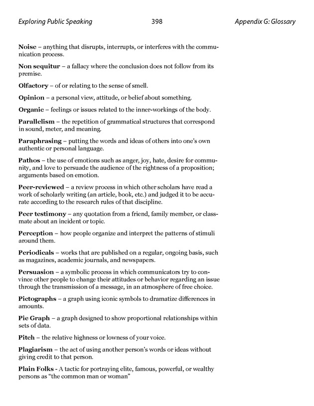 Exploring Public Speaking - Page 398